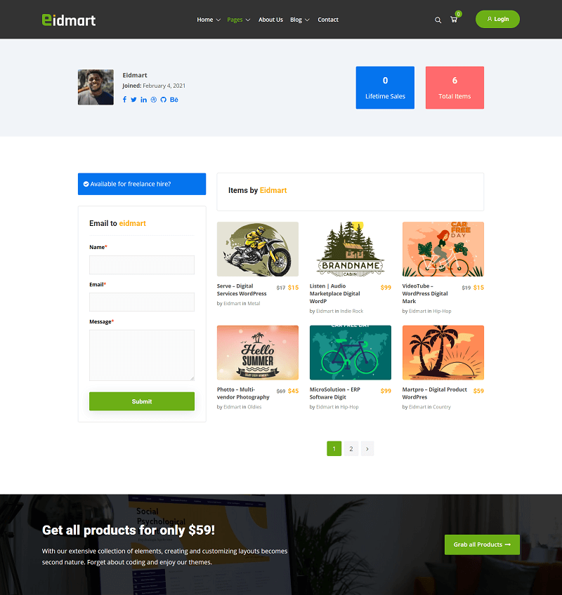 Audio Vendor Public Profile