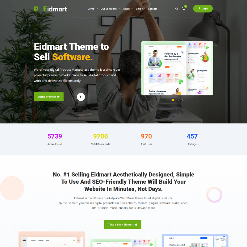Software Landing Page